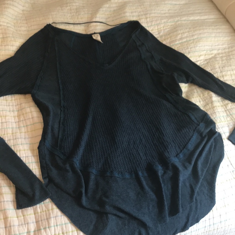 We The Free Navy Long Sleeve Top - Picture 2 of 7